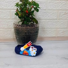 Calx 9041 Lacivert Beyaz Crks Erkek Çocuk Terlik