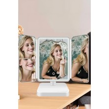 DEMPOWER Kapaklı Ledli Makyaj Aynası