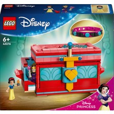 LEGO® | Disney Princess Pamuk Prenses'in Takı Kutusu 43276 - 6 Yaş ve Üzeri Prenses Seven Çocuklar için Oyuncak Bileklik İçeren Yaratıcı Oyuncak Yapım Seti (358 Parça)