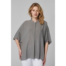 Home Store Yuvarlak Yaka Gömlek