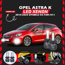 Furens Opel Astra K 2015-2023 Sis Farı Uyumlu Şimşek Etkili LED Xenon Premium Series H11