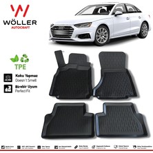 Wöller Audi A4 Paspas 2016 Sonrası 3D Havuzlu Wöller Paspas