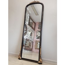 Ayna Denizi Matmazel Great Black Gold Model Siyah Altın Renk Dekoratif Boy Aynası