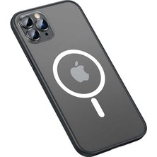 ZORE Apple iPhone 13 Pro Kılıf Mokka Lens Koruyuculu Wireless Kılıf
