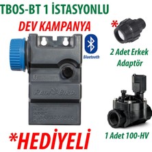 Rain Bird  TBOS-BT1LT Pilli Kontrol Ünitesi 9V. 1 İstasyonlu-Bluetooth ve 1 Adet 100HV 9V. Vana Seti