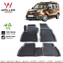 Wöller Fiat Doblo Paspas 2010 Sonrası 3D Havuzlu Wöller Paspas