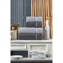 Tabea Home Kai 4'Lü Banyo Havlu Seti  Pamuk
