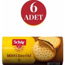 Schar Maxi Sorrisi Glutensiz Kakao Kremalı Bisküvi 250 GR (6 ADET)