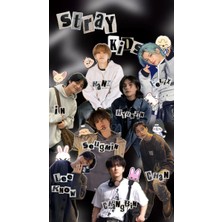 512 Art Design Stray Kids K-Pop Müzik Poster 30 x 42 Çerçevesiz