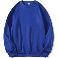 Leon One Basic Oversize Bisiklet Yaka Unisex Sweatshirt