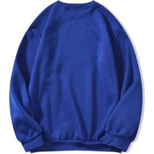 Leon One Basic Oversize Bisiklet Yaka Unisex Sweatshirt