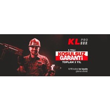 3 Yıl KLDV18BH-20 18V/2.0AH. 220NM Kömürsüz Şarjlı Torklu Darbeli Vidalama 2.0 - 2.4 Ah Darbeli 18