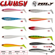 Wily Clumsy Silikon Yem 9 cm 6 gr