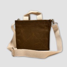 Uretti - Esin 8534 El Yapımı Tote Bag Çanta - Kahverengi