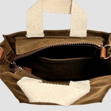Uretti - Esin 8534 El Yapımı Tote Bag Çanta - Kahverengi