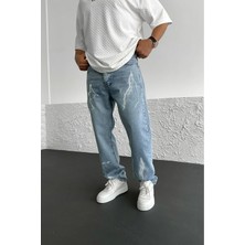 Kaizer Denim Buzmavi Baggy Pantalon Erkek