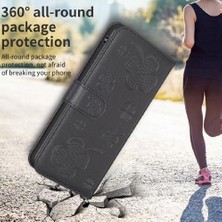 YH Mall Xiaomi Redmi Not 10 Için Flip Case 5g Kart Yuvaları Tutucu Kickstand Yonca (Yurt Dışından)