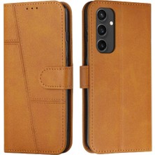 YH Mall Samsung Galaxy S24 Fe Kart Ekleme Kickstand Pu Deri Için Flip Case (Yurt Dışından)