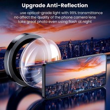 MTK Moveteck Samsung Galaxy Z Flip 6 Uyumlu Uygulama Aparatlı Safir Kamera Lens Koruyucu Cam Kamera Koruma