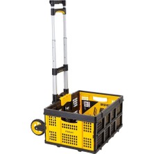 Stanley FT509 70KG Katlanır Alüminyum El Arabası + FT505 25KG Katlanır Çok Amaçlı Taşıma Sepeti