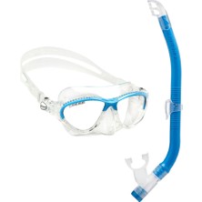 Cressi Moon Maske - Top Şnorkel Çocuk Seti Blue