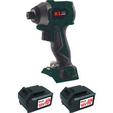 18 Volt KLDV18BH-50 18V/5.0 Ah 220NM Kömürsüz Şarjlı Torklu Darbeli Vidalama 3 Yıl Takım Çantalı 2