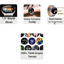 Byrtech Watch Hx3 Max  Gpt Destekli 3 Kordonlu Amoled Ekran Akıllı Saat