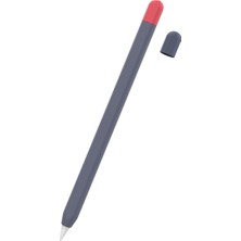 Forestl Digital Apple Pencil Için 2. Nesil Dokunmatik Kalem Koruyucu Kılıf Kontrast Renk Stylus Kalem Silikon Kılıf (Yurt Dışından)