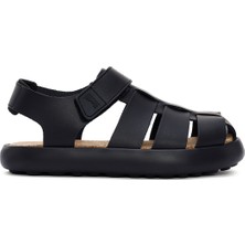 Camper Erkek Siyah Pelotas Flota Deri Sandalet K100938