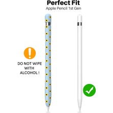 Forestl Digital Ahastyle PT93SF Apple Pencil 1. Nesil Silikon Kılıf Ayçiçeği Desenli Ten Dokunuşlu Kapak (Yurt Dışından)