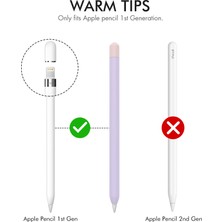 Forestl Digital Ahastyle PT94 Apple Pencil 1. Nesil Için Silikon Kılıf , Stylus Kalem Kılıf ı Kontrast Renk Koruyucu Kapak (Yurt Dışından)