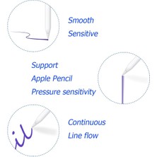 Forestl Digital Apple Pencil Için Jel Kalem Ucu Dokunmatik Kalem Ucu Yedek Uç (1. ve 2. Nesil) (Yurt Dışından)