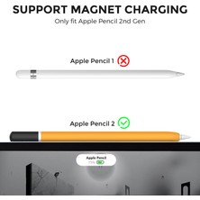 Forestl Digital Ahastyle PT-JY16 Apple Pencil Için 2. Nesil Silikon Kılıf Stylus Kalem Kaymaz Kapak (Yurt Dışından)