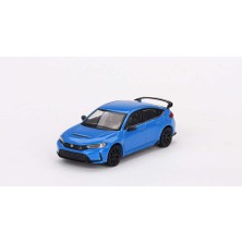 Bigstoy Mini Gt 1/64 Honda Civic Type R Boost Blue Pearl 2023 MGT00637