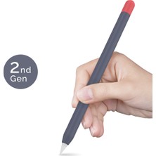 Forestl Digital Apple Pencil 2. Nesil Için Silikon Kılıf , Kontrast Renkli Stylus Pen Yumuşak Koruyucu Kapak (Yurt Dışından)