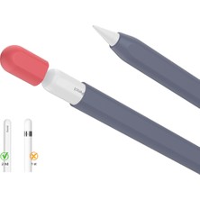 Forestl Digital Apple Pencil 2. Nesil Için Silikon Kılıf , Kontrast Renkli Stylus Pen Yumuşak Koruyucu Kapak (Yurt Dışından)