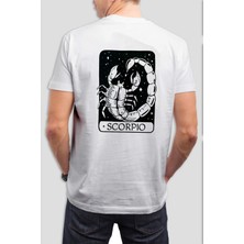 T-35 Scorpio Baskılı Beyaz Tişört C783