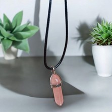 Mga Doğaltaş Kedi Gözü Çivi Model Gül Kurusu Kolye Hediyelik Eşya Sevgili Kolye Sevgiliye Özel Hediye Çivi Kolye