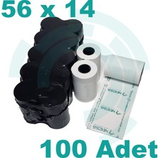 Nekosis 56MM x 14M Termal Yazar Kasa Pos Kağıdı 100 Adet (10PAKET)