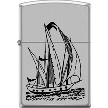 Zippo Turkish Sailing Ship - Türk Yelkenlisi Dizayn Çakmak