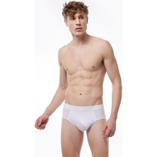 Malabadi Erkek 2 Li Paket Beyaz Macro Modal Slip Külot 052