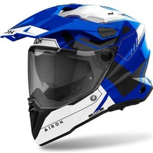 Aıroh Commander 2 Reveal Blue Gloss Kask