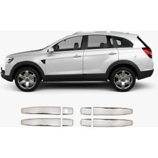 Servet Dizayn Oto Chevrolet Captiva 2006-2012 Krom Kapı Kolu 4 Kapı Paslanmaz Çelik