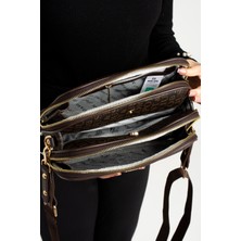 Just Polo Just Polo Kadın Suya Dayanıklı Baskı Desenli 5 Bölmeli Çapraz Çanta Omuz Çantası Ve Cüzdan Kombini Tr3502