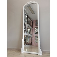 Ayna Denizi Matmazel Great White Model Beyaz Renk Dekoratif Boy Aynası