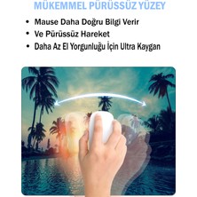 Asmat Paw 24CMX20CM Mause Pad ve Bardak Atlığı Takımı.hawaii Manzara Temalı Mausepad(Fare) ve Bardak Altlığı