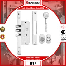 Kale Kilit 3 Milli Prazis Silindirli Gömme Emniyet Kilidi 189 F 45 mm Nikel 3 Anahtarlı 189F0000005