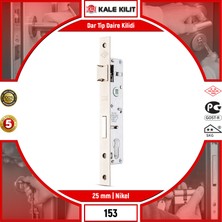 Kale Kilit Dar Tip Daire Kilidi 153 25 mm Nikel 15325000011