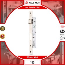Kale Kilit Dar Tip Daire Kilidi 153 20 mm Nikel 15320000013