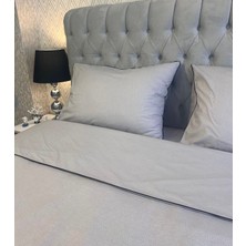 Calina Home Lacivert  Gri Puantıyelı Nevresım Takımı